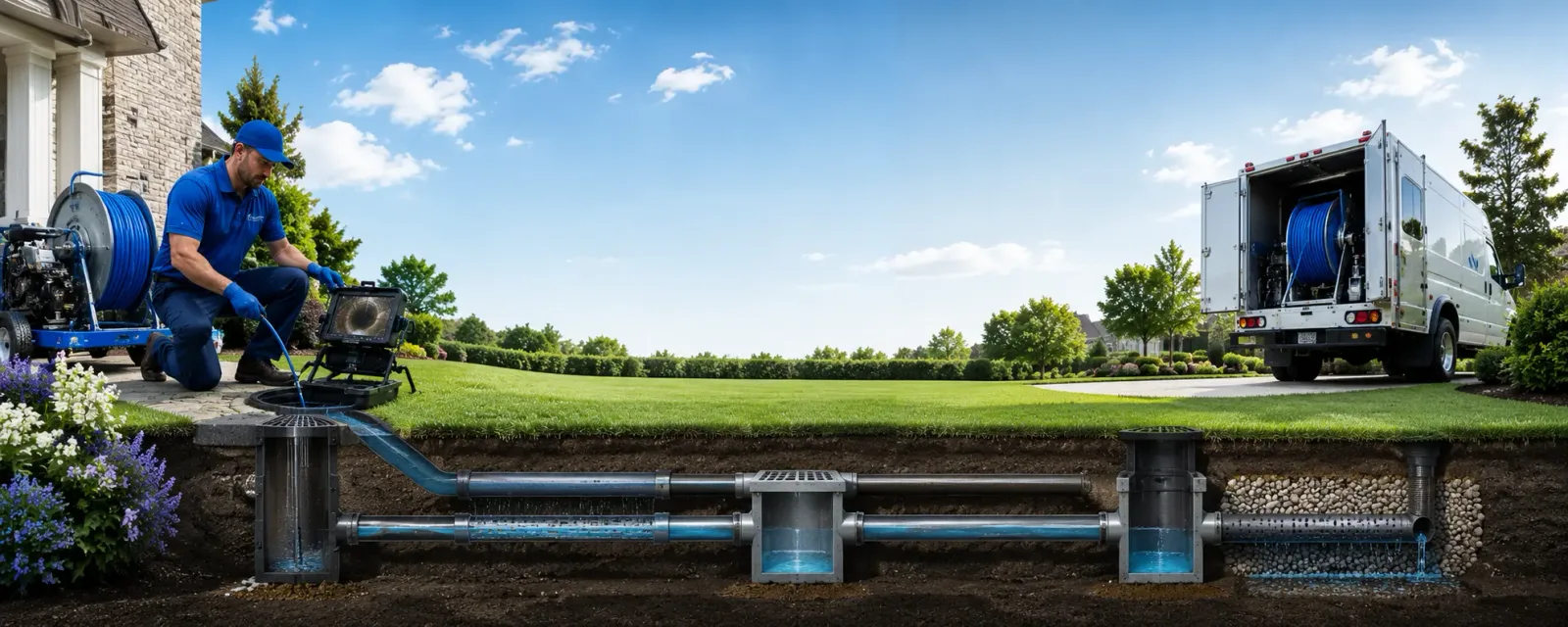 Outdoor drain cleaning information for Big Lake, TX